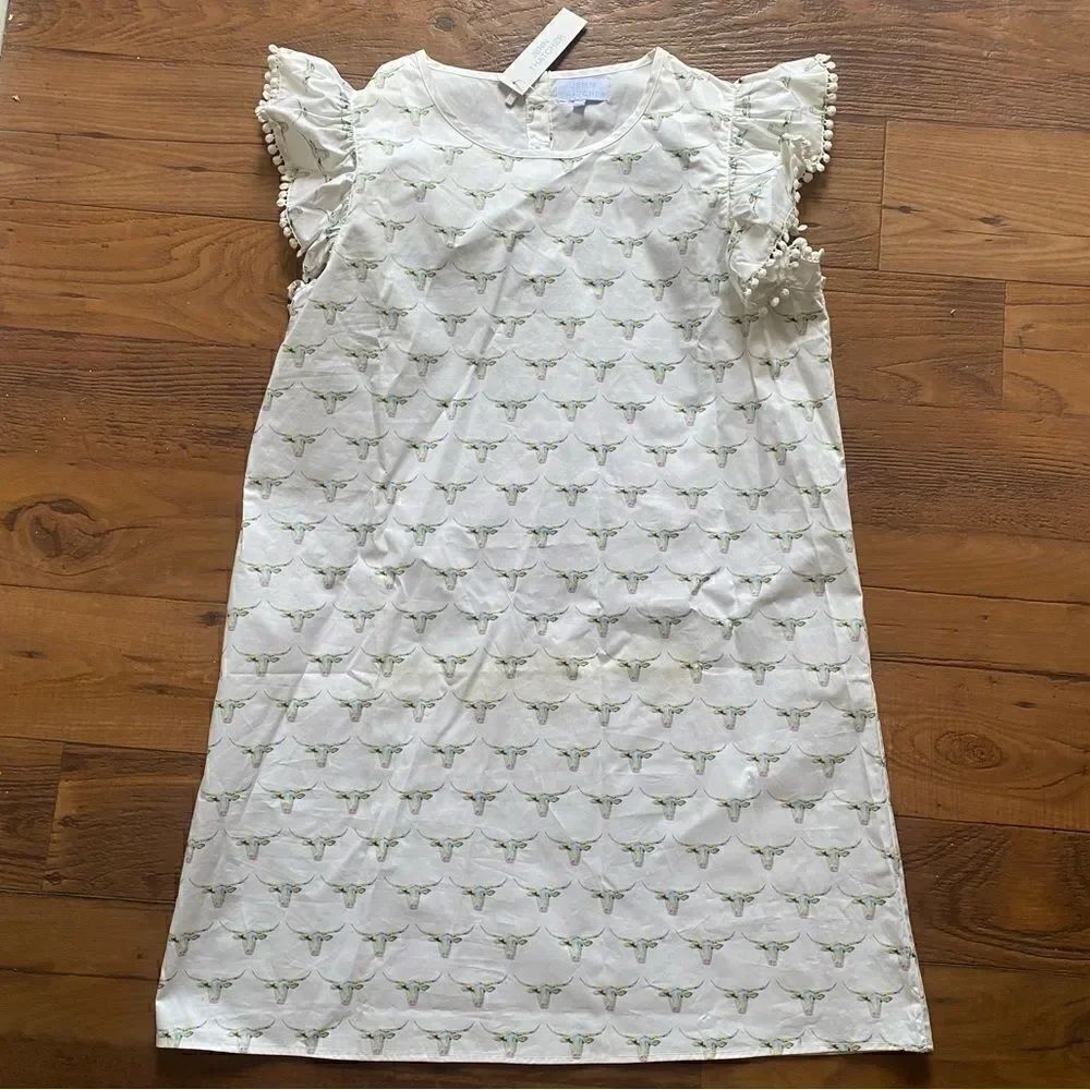 NWT JENN THATCHER Longhorn Ruffle Dress